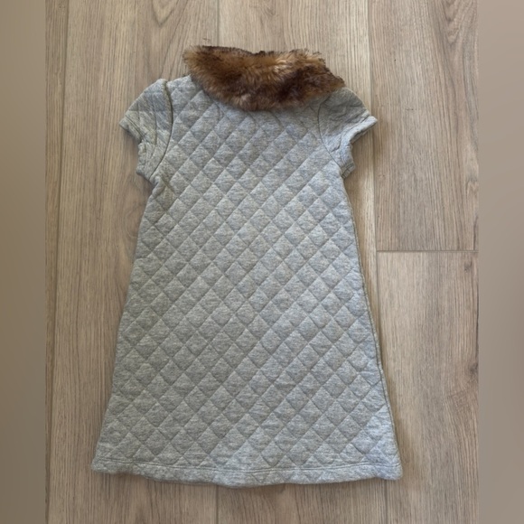 Janie and Jack Gray Dress with Brown Collar 👧🤎 - Picture 7 of 7